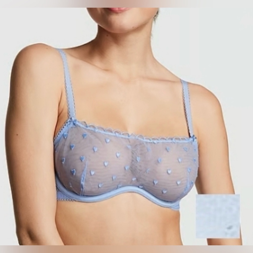 Victoria's Secret PINK Wink Unlined Scoop Bra Size XXL
Harbor Blue